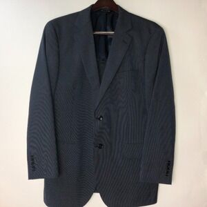 Jos. A. Bank Dark Blue Pinstripe‎ Blazer Suit Coat Mens 44R